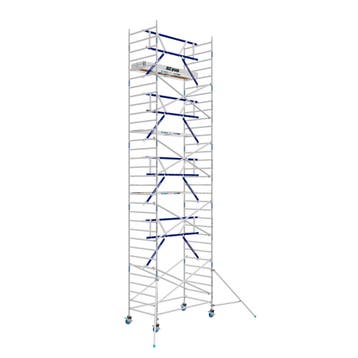 AGS Pro rolsteiger ASC 135 x 250 x 10,2wh enkelzijdig, Doe-het-zelf en Verbouw, Steigers, Verzenden, Nieuw, Rolsteiger of Kamersteiger