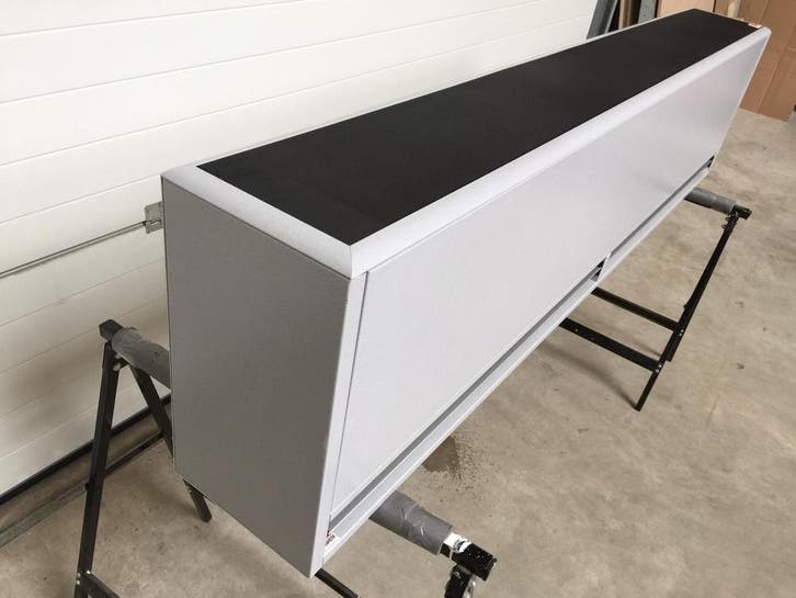 LSA luchtgordijn (2016), Doe-het-zelf en Verbouw, Verwarming en Radiatoren, Kachel, Gebruikt, 800 watt of meer, Ophalen of Verzenden