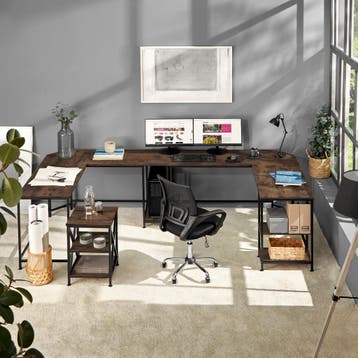 Bureau Hamilton 138x138x75,5cm, Huis en Inrichting, Verzenden, Nieuw