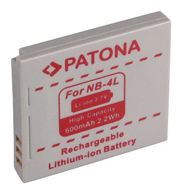 NB-4L Accu / Vervangende Batterij voor de Canon NB4L Acc..., Nieuw