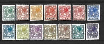 Nederland 1924/1926 - Nederland de Veth serie zonder, Gestempeld
