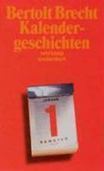 Kalendergeschichten 9783518399439 Bertolt Brecht, Verzenden, Gelezen, Bertolt Brecht