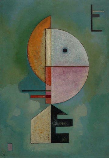 Wassily Kandinsky (1866-1944) - “Empor, 1929”. Gesigneerd en