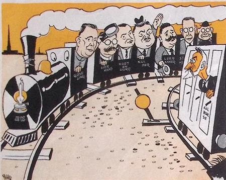 Op n zijspoor achtergelaten..... (lijst optie, Lithos), Antiek en Kunst, Kunst | Litho's en Zeefdrukken, Verzenden