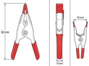 Zeilklem mini geisoleerd, Verzenden, Nieuw