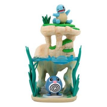 Pokémon Environment Set Shoreside Lake & Poliwag & Squirtle, Ophalen of Verzenden, Nieuw