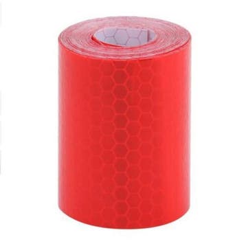 Reflecterende tape - ROOD - 1 meter x 5 cm, Ophalen of Verzenden