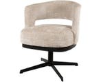 Eetkamerstoel Bruce draaipoot 360 - Cremona Natural, Ophalen of Verzenden, Nieuw