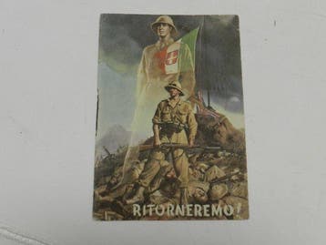 Italië - We zullen terugkeren - Militaire ansichtkaart - We, Gelopen