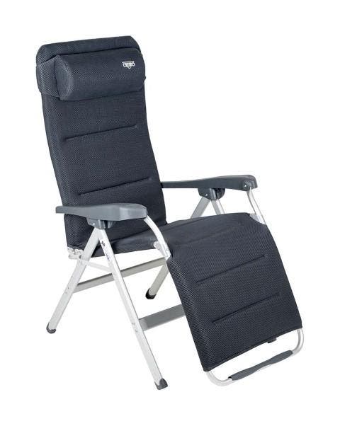 Crespo Relaxstoel AA/234-AE Air Elite Grijs (82), Caravans en Kamperen, Kampeeraccessoires, Nieuw, Ophalen of Verzenden