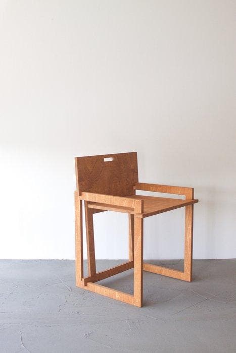 Edoardo Lietti Studio - Bureaustoel - Sedia Quadra -, Antiek en Kunst, Kunst | Designobjecten