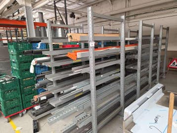 (12x) Lopende meter draagarmstelling, Ophalen