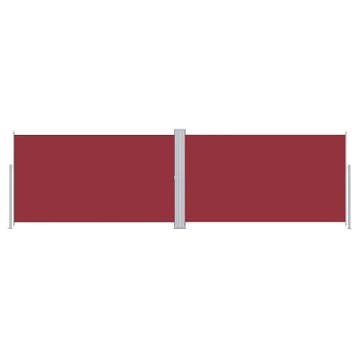 Windscherm uittrekbaar 600cm - Rood | Retourdeal 34% Korting, Ophalen of Verzenden, Zo goed als nieuw