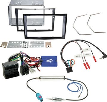 2-DIN Kit Opel Corsa D piano-Zwart, Verzenden, Nieuw