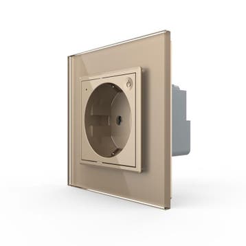 Livolo | Goud | SR | Wandcontactdoos | EC | Smart Home, Ophalen of Verzenden, Nieuw