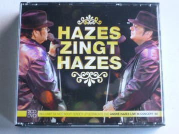 Andre Hazes - Hazes zingt Hazes (2 CD + DVD), Ophalen of Verzenden, Zo goed als nieuw