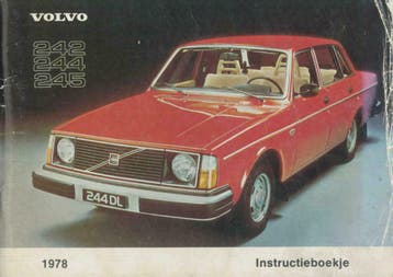 1978 Volvo 242 244 245 Instructieboekje Nederlands, Verzenden
