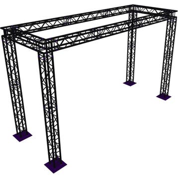 Altura FA34-CAR-6.5x2.5x4-BK carré vierkant-truss 6.5 x 2.5, Verzenden, Nieuw