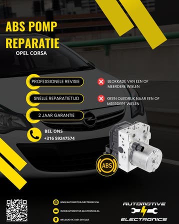 ABS pomp revisie Corsa D AG5 0265251864 13350598 0265951752, Auto-onderdelen, Ophalen of Verzenden, Gereviseerd, Citroën