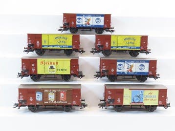 Märklin H0 - 48782/48783 - Modeltrein goederenwagonset (3) -, Hobby en Vrije tijd, Modeltreinen | H0, Nieuw