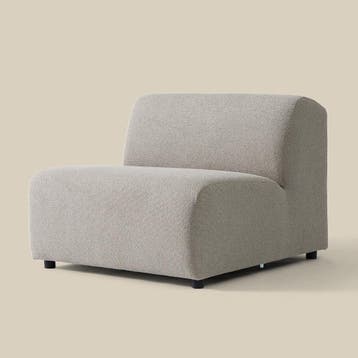 *WOONWINKEL* 1,5 Zits Zonder Armen - Taupe Pixie 35, Verzenden, Nieuw