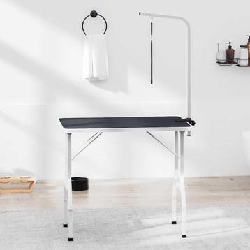 vidaXL Trimtafel voor huisdieren met 1 aanlijnoptie, Verzenden, Nieuw