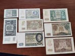 Polen. - 8 Banknotes - 1940/1944 (Zonder minimumprijs), Postzegels en Munten, Bankbiljetten | Europa | Niet-Eurobiljetten