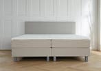 ACTIE! Boxspring Turijn 140 200 Beige, Verzenden, Beige, Nieuw, 140 cm