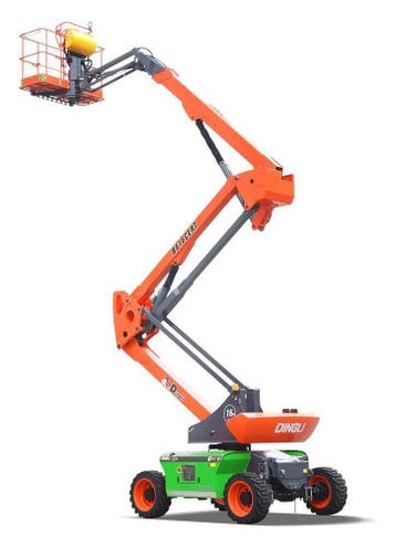 Elektrische knikarm hoogwerker – 16 Meter Werkhoogte – 4x4, Ophalen of Verzenden