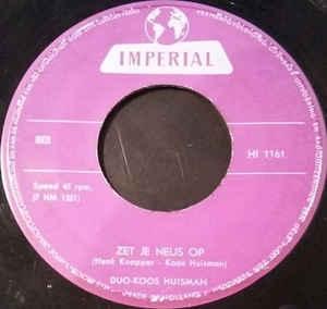 vinyl single 7 inch - Duo Koos Huisman - Zet Je Neus Op, Verzenden, Zo goed als nieuw, 7 inch, Nederlandstalig