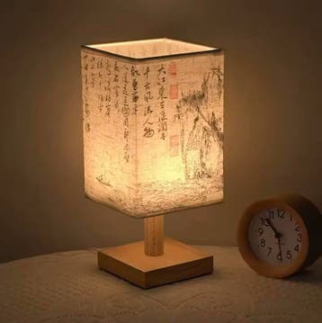 Chinese Tafellamp - Dimbare Lamp met USB aansluiting - LED, Verzenden, Nieuw, Hout