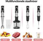 2dekans | Aviro Staafmixer Set – 6-in-1 & Incl. Hakmolen,, Ophalen of Verzenden, Gebruikt
