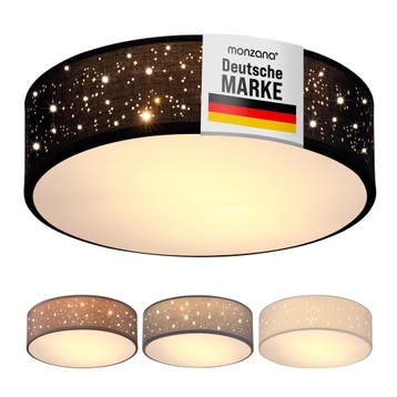 Plafondlamp Zwart Stof ø30cm (Lampen, Interieur), Verzenden, Nieuw