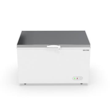 Sibero 450L Vrieskist Wit/RVS -18°C/-24°C 1270x765x840mm RVS, Ophalen of Verzenden, Nieuw in verpakking, Koelen en Vriezen