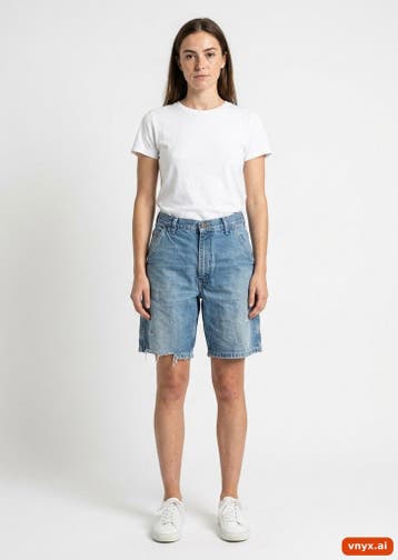 Carhartt Korte broeken Dames maat W38 Lichtblauw Vintage, Ophalen of Verzenden, Nieuw