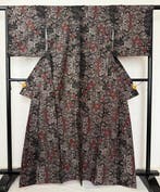 Oshima Tsumugi Kimono – moddergeverfd – vallend, Antiek en Kunst