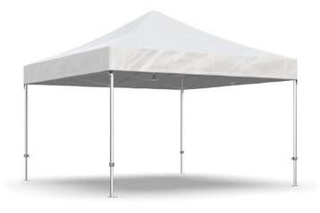 Easy up partytent 4x4m - Professional | Heavy duty PVC | Wit, Partytent, Nieuw, 4 tot 6 meter, 2 meter of meer