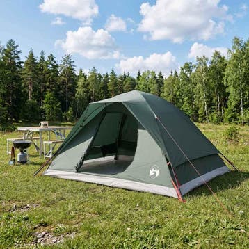 vidaXL Directe Tent Legergroen 305 x 215 x 140 cm Polyester, Verzenden, Nieuw, Tot en met 2