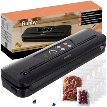 Ruhhy vacuummachine – 80 kPa sealer met snijder, 10 zakke., Ophalen of Verzenden, Nieuw