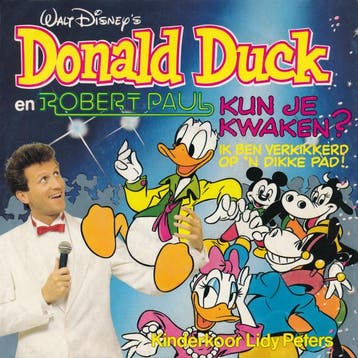 vinyl single 7 inch - Donald Duck En Robert Paul, Kinderk..., Verzenden, Zo goed als nieuw, 7 inch, Kinderen en Jeugd