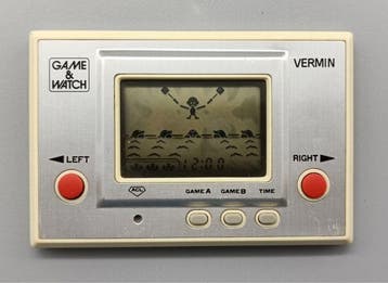 Nintendo - Game & Watch - VERMIN (MT03) – Silver Series, Nieuw