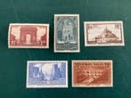 Frankrijk 1929/1931 - Monumenten en cites met Pont du Gard -, Gestempeld