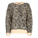 SET • beige trui met zebra print • 36, Kleding | Dames, Truien en Vesten, SET, Verzenden, Beige, Nieuw