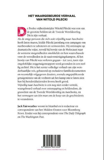 Vrijwillig naar Auschwitz 9789044631302 Jack Fairweather, Verzenden, Gelezen, Jack Fairweather
