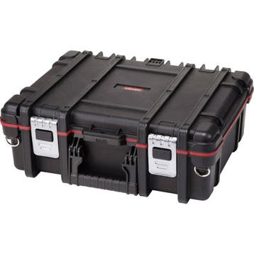 Gereedschapskoffer - 48 x 38 x 17,5cm - Zwart / rood, Ophalen of Verzenden, Nieuw
