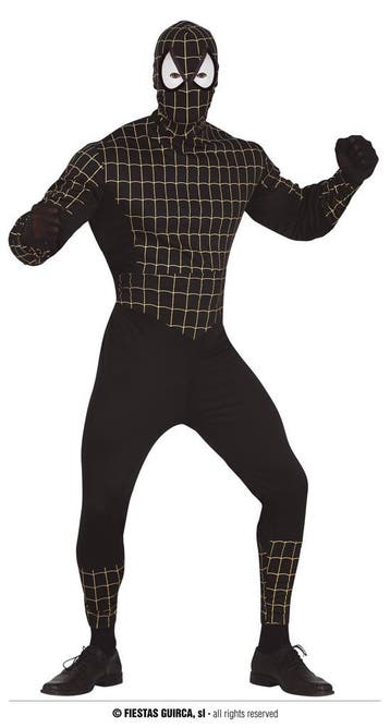 Zwarte Spiderman pak Volwassenen, Ophalen of Verzenden, Nieuw