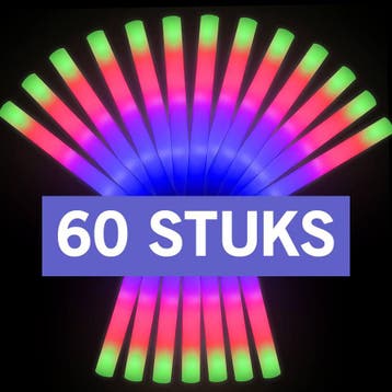 Foamsticks | Lichtstaven 60 Stuks, Nieuw, Geboorte of Huwelijk