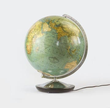 Terrestrial table globe - Glas-Globus - 1930-1940