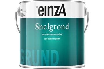 einzA - Snelgrond - 2,5 liter - Wit - Na 1 uur overschild..., Wit, Nieuw, Ophalen of Verzenden, Verf