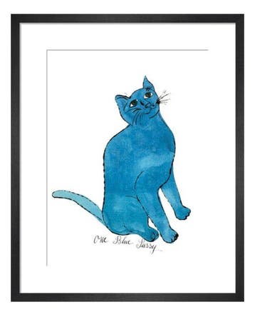 Andy Warhol - “One Blue Pussy, 1954”., Antiek en Kunst